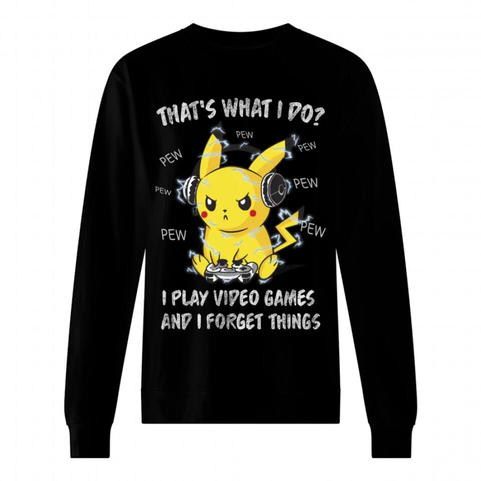 Pikachu Forget Things