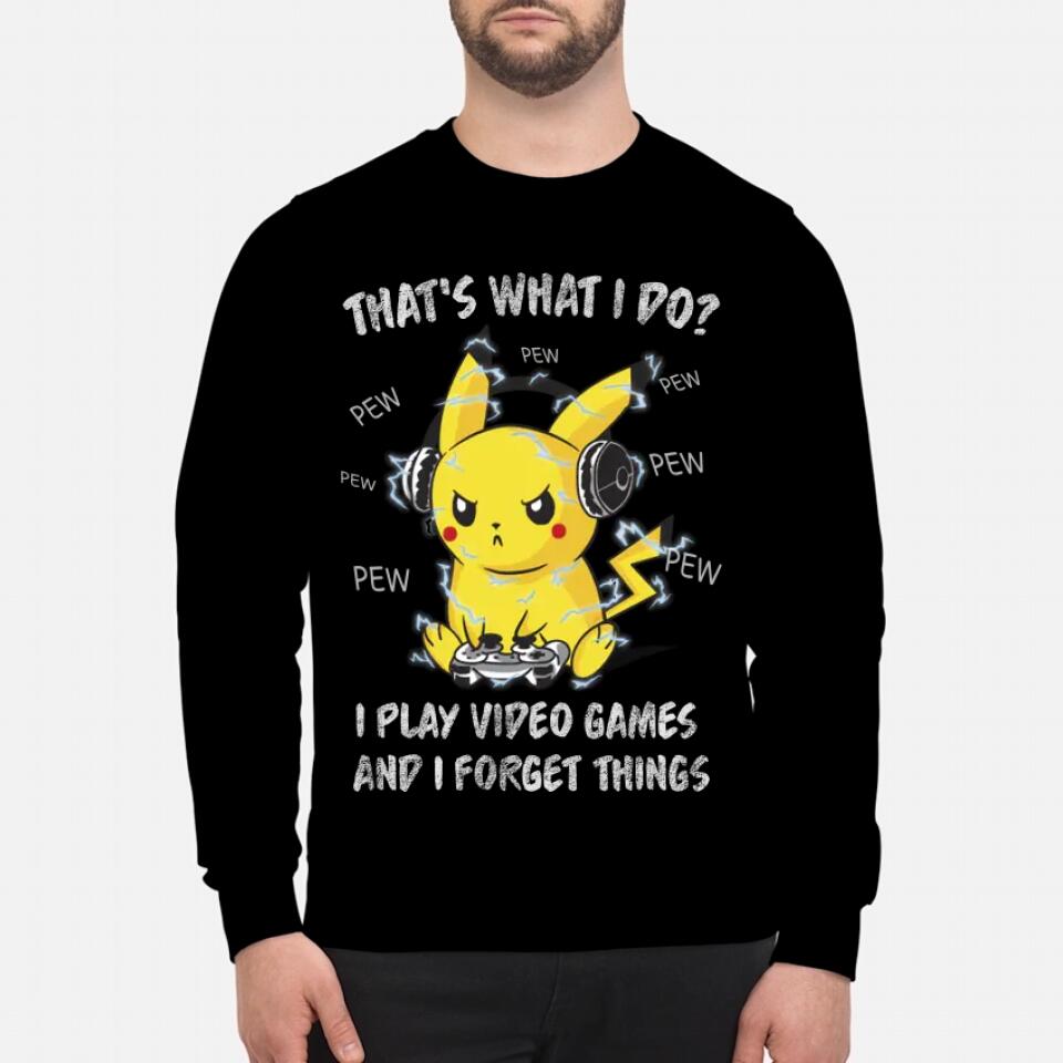 Pikachu Forget Things