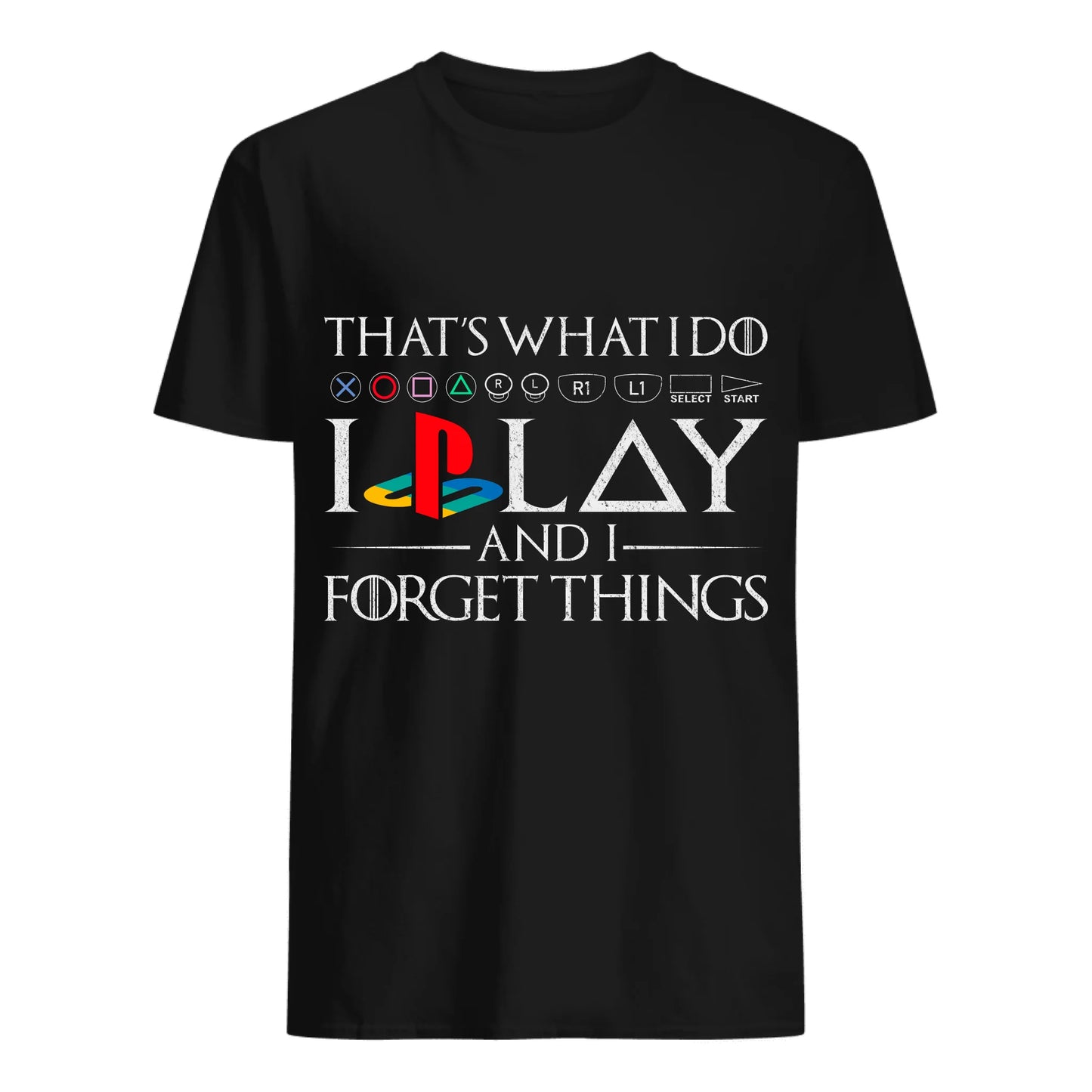 I play and forget things - Inspired by Playstation