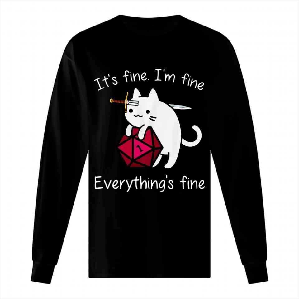 It's fine. I'm fine. Everything's fine