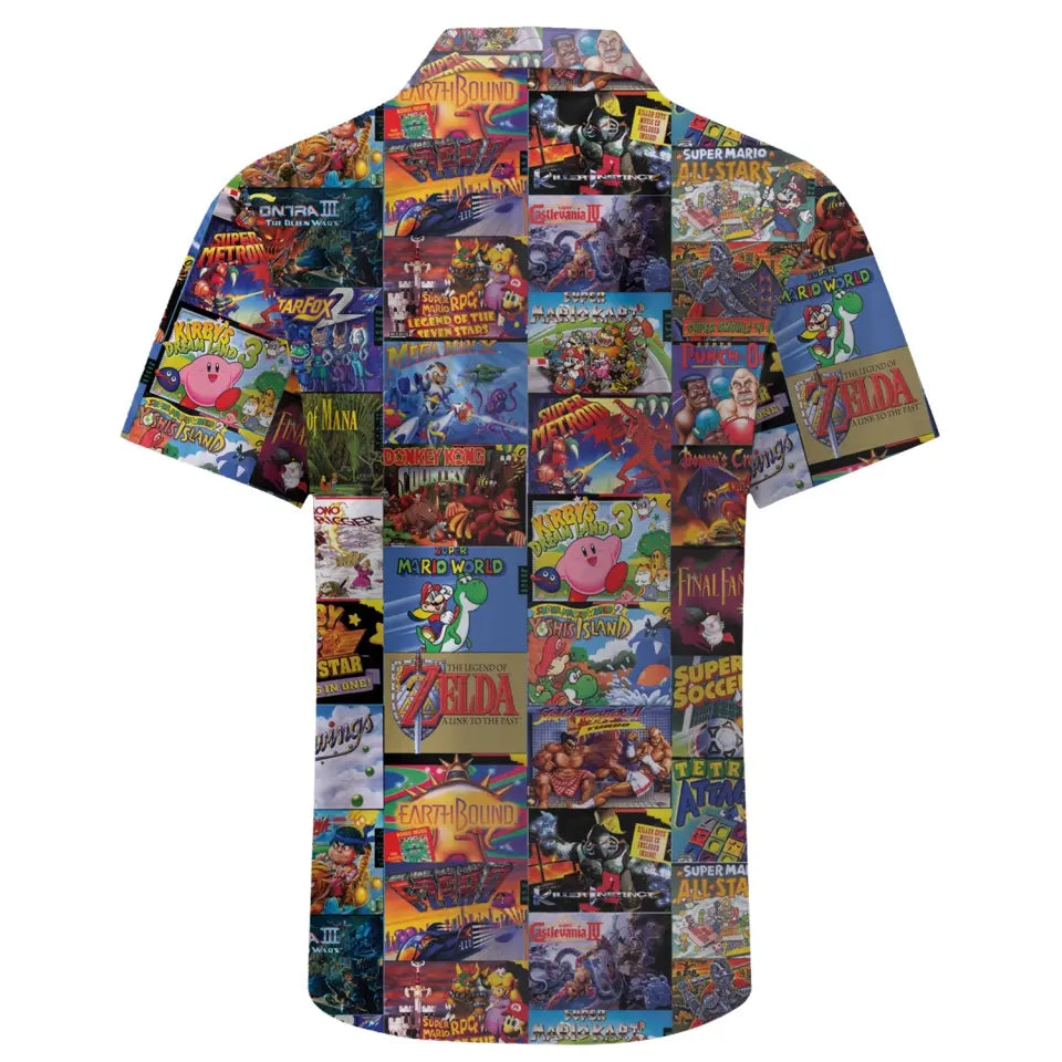 SNES Hawaiian shirt