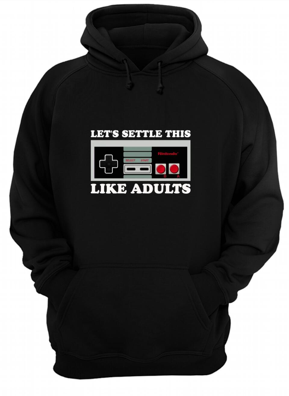 Let's settle this like adults
