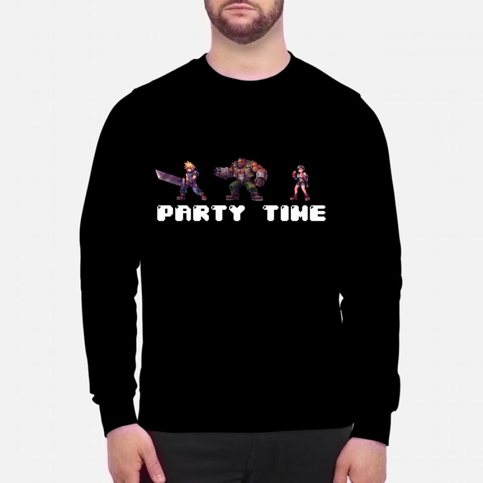 Personalized Unisex Shirt - Custom FFVII characters - Party time