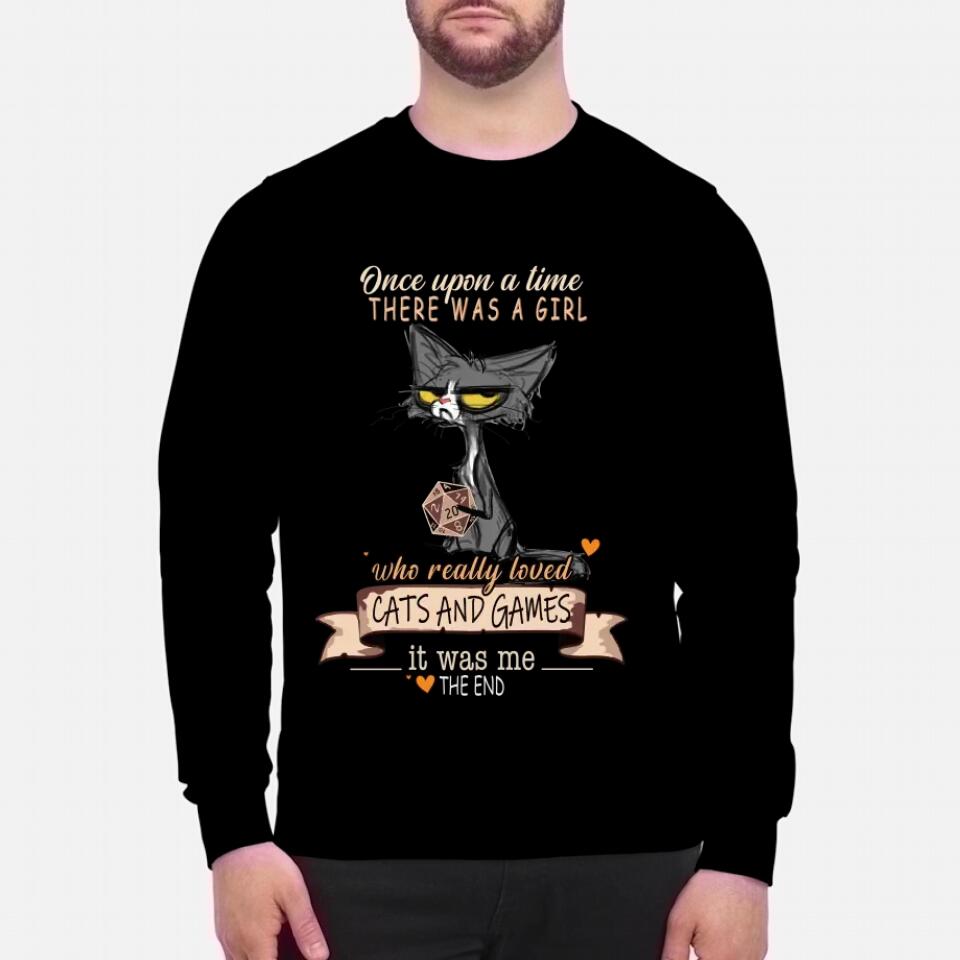 There was a girl who like cats and games
