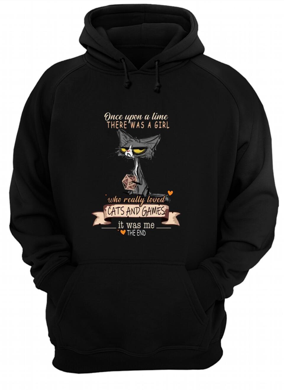There was a girl who like cats and games