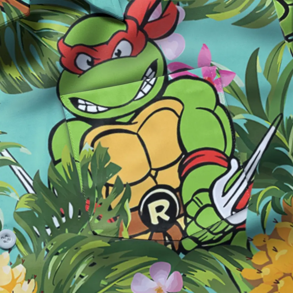 Teenage Mutant Ninja Turtles Hawaiin Shirt
