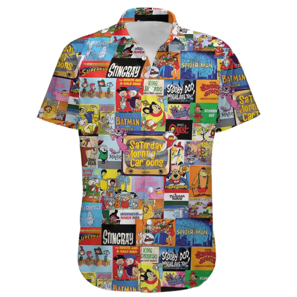 Saturday Morning Cartoons Hawaiian shirt