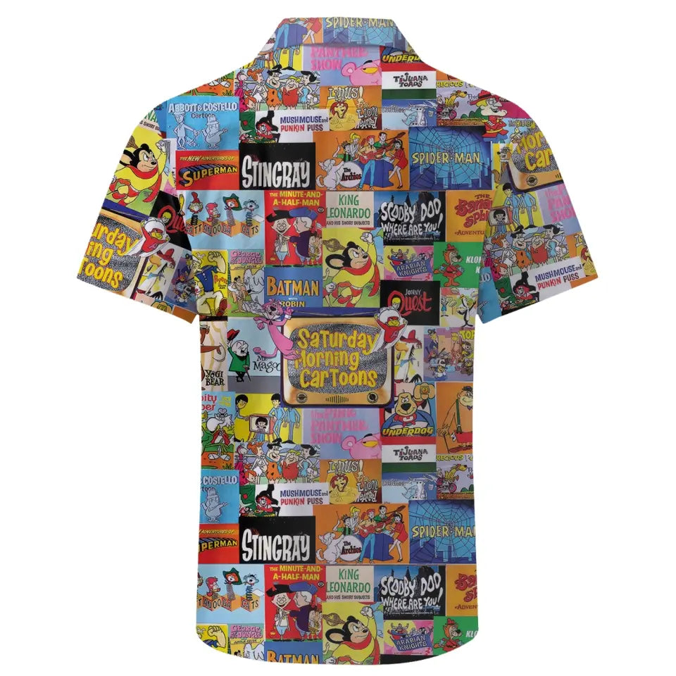 Saturday Morning Cartoons Hawaiian shirt