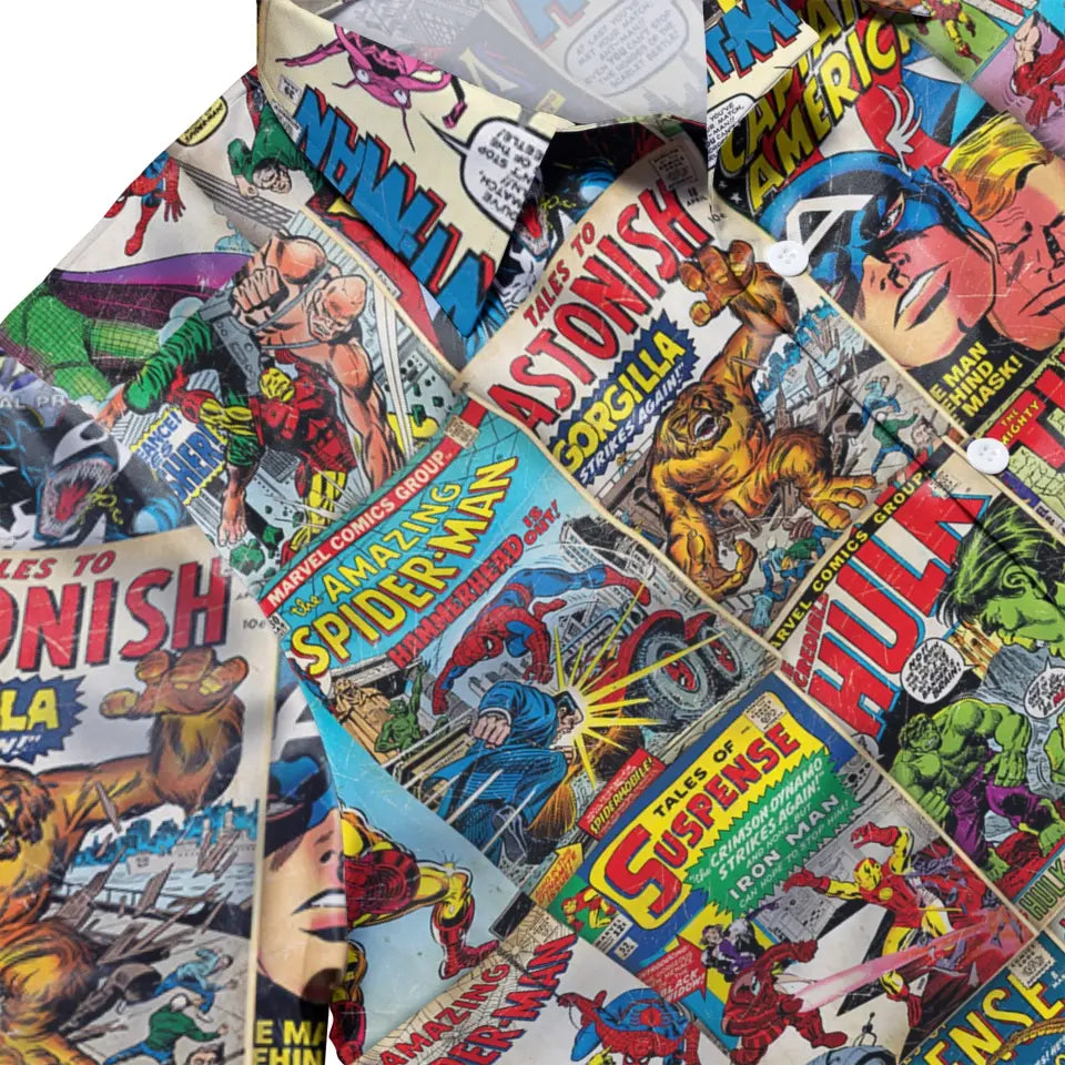 Marvel Comics Unisex Hawaiian Shirt