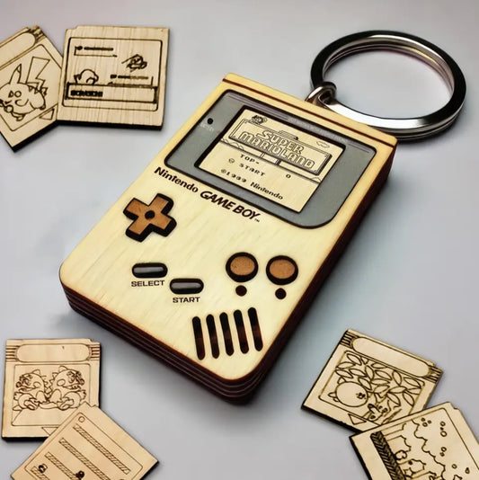 Wooden Game Boy Cartridges