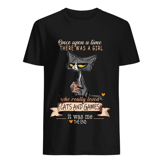 There was a girl who like cats and games