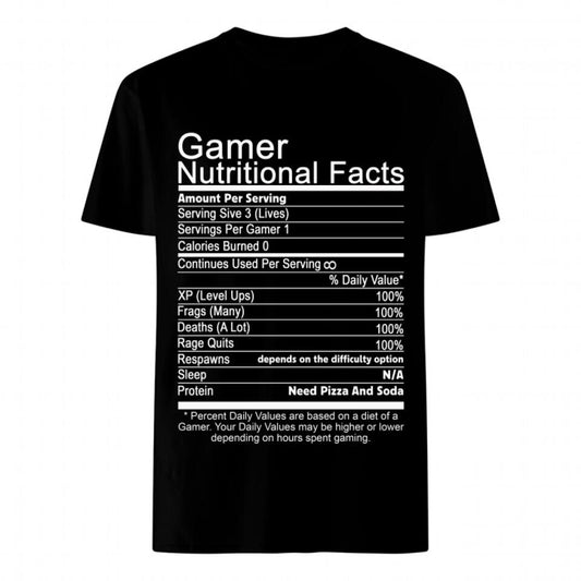 Gamer Nutritional Facts