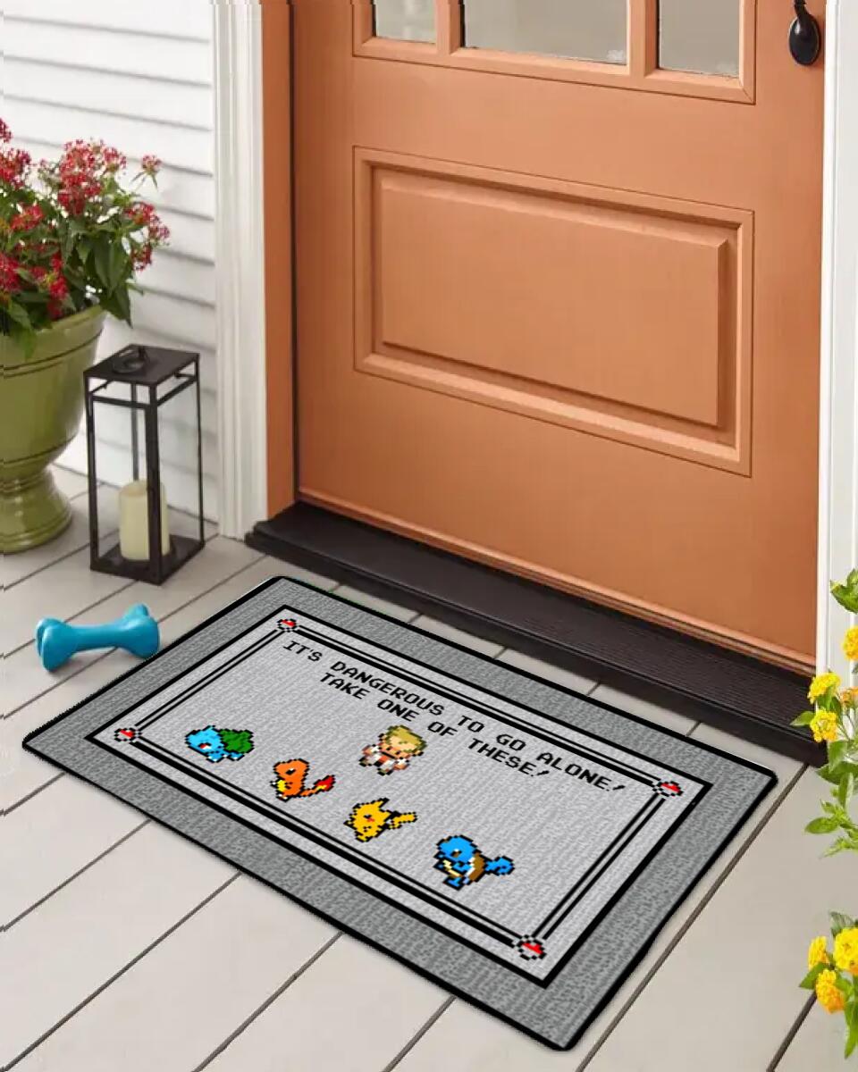 Pokemon x Legend of Zelda Door mat