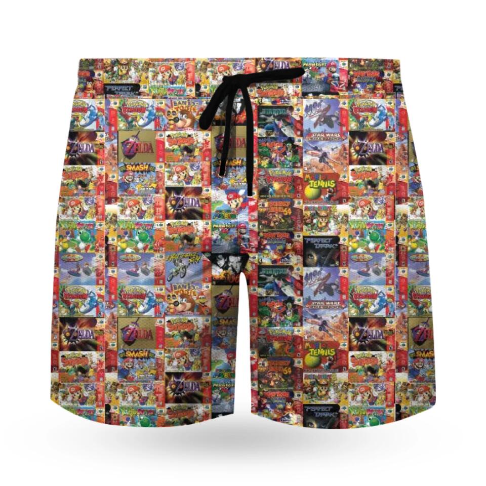 Nintendo 64 Hawaiian short