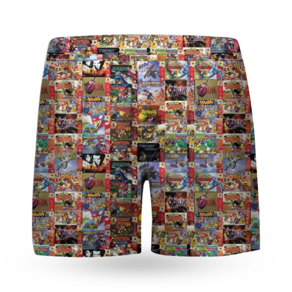 Nintendo 64 Hawaiian short