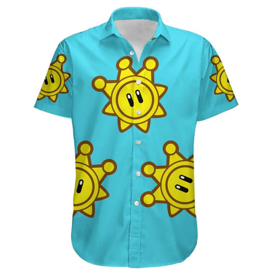 Super Mario Hawaiian shirt