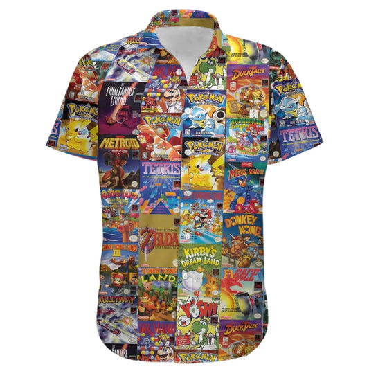 Game Boy Hawaiian shirt