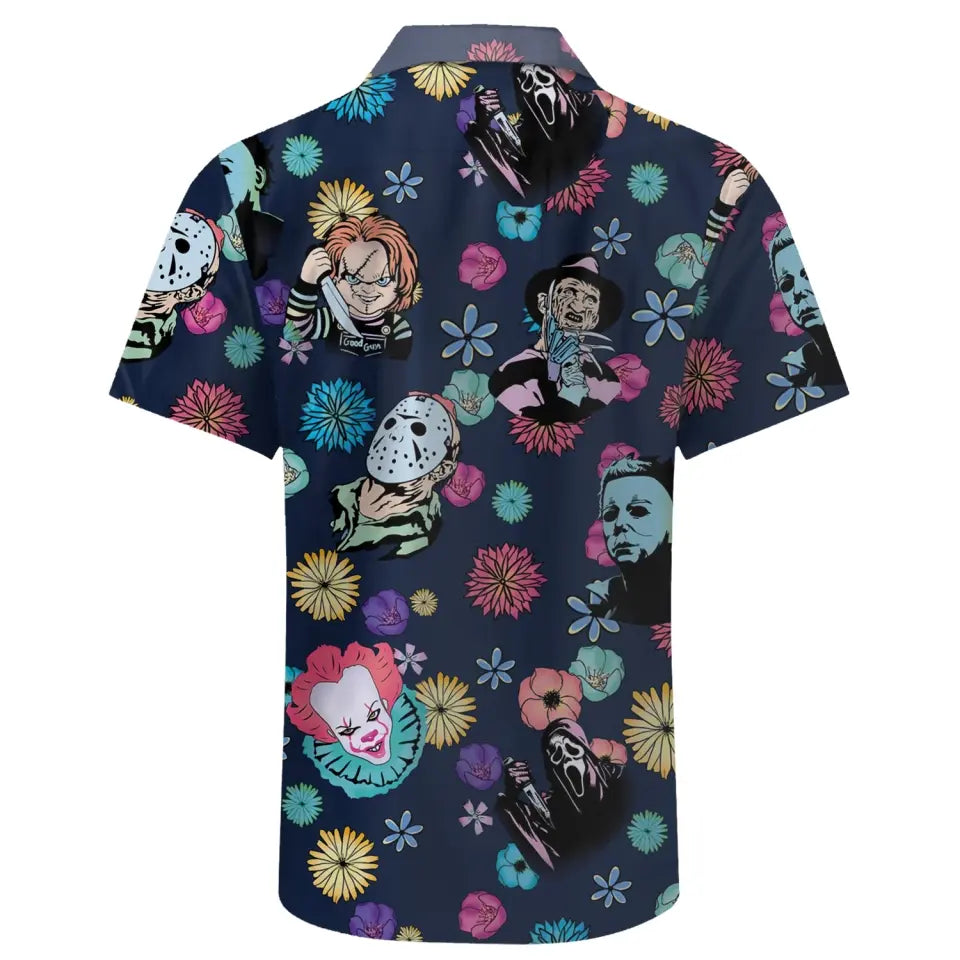 Horror Characters Hawaiian shirt