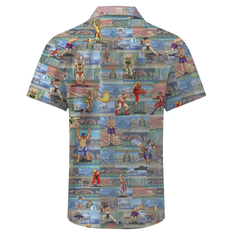 Street Fighter Hawaiian shirt