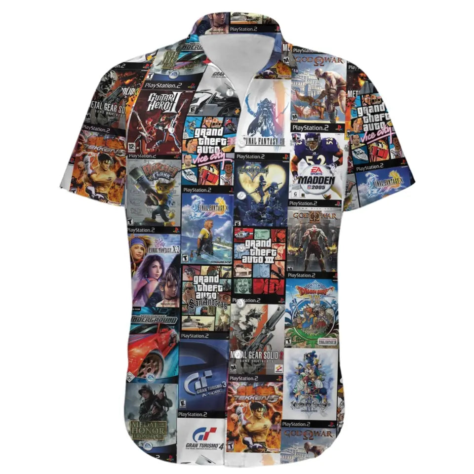 PlayStation 2 Hawaiian shirt