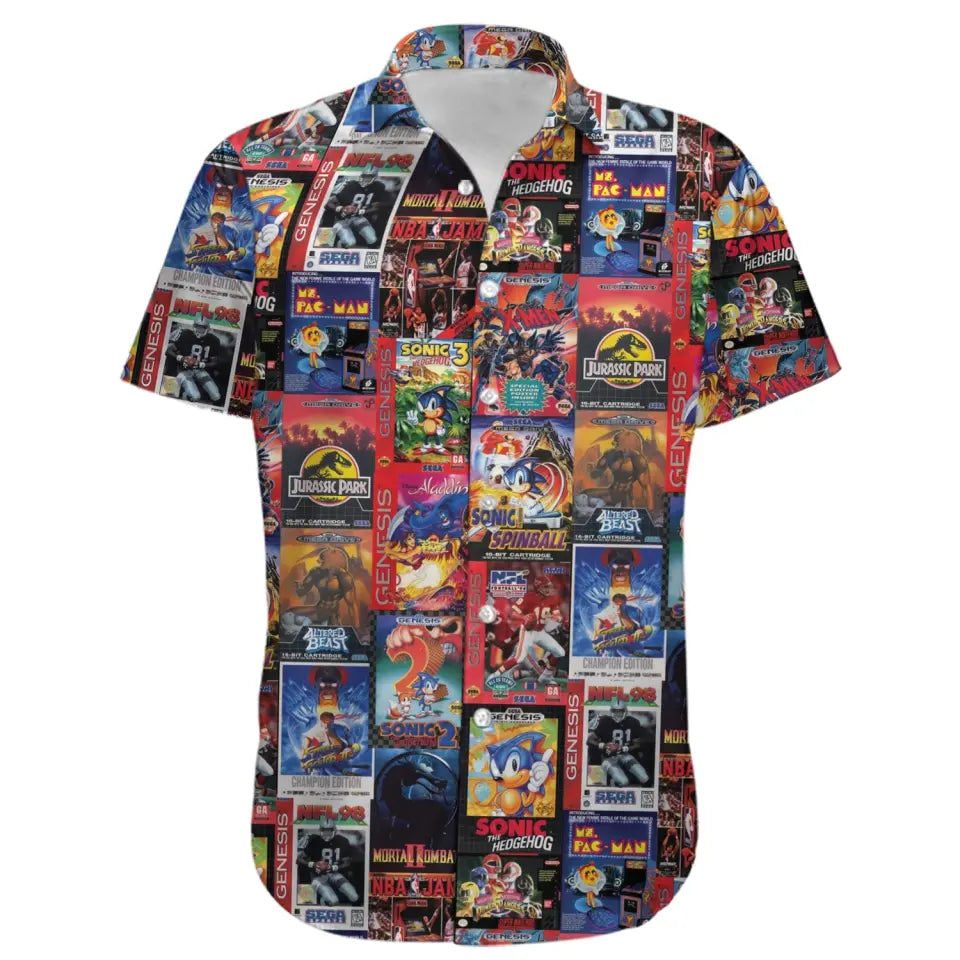 Sega Genesis Hawaiian shirt
