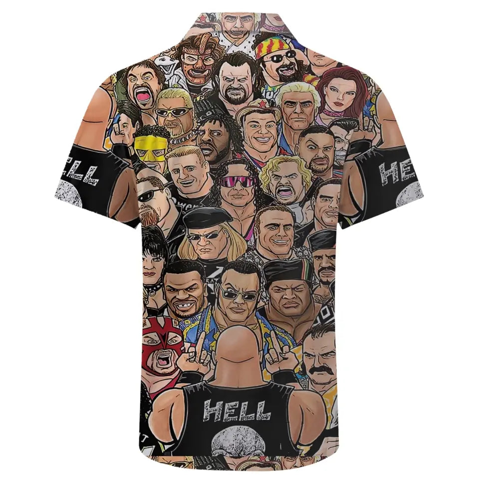 WWE Hell Hawaiian shirt