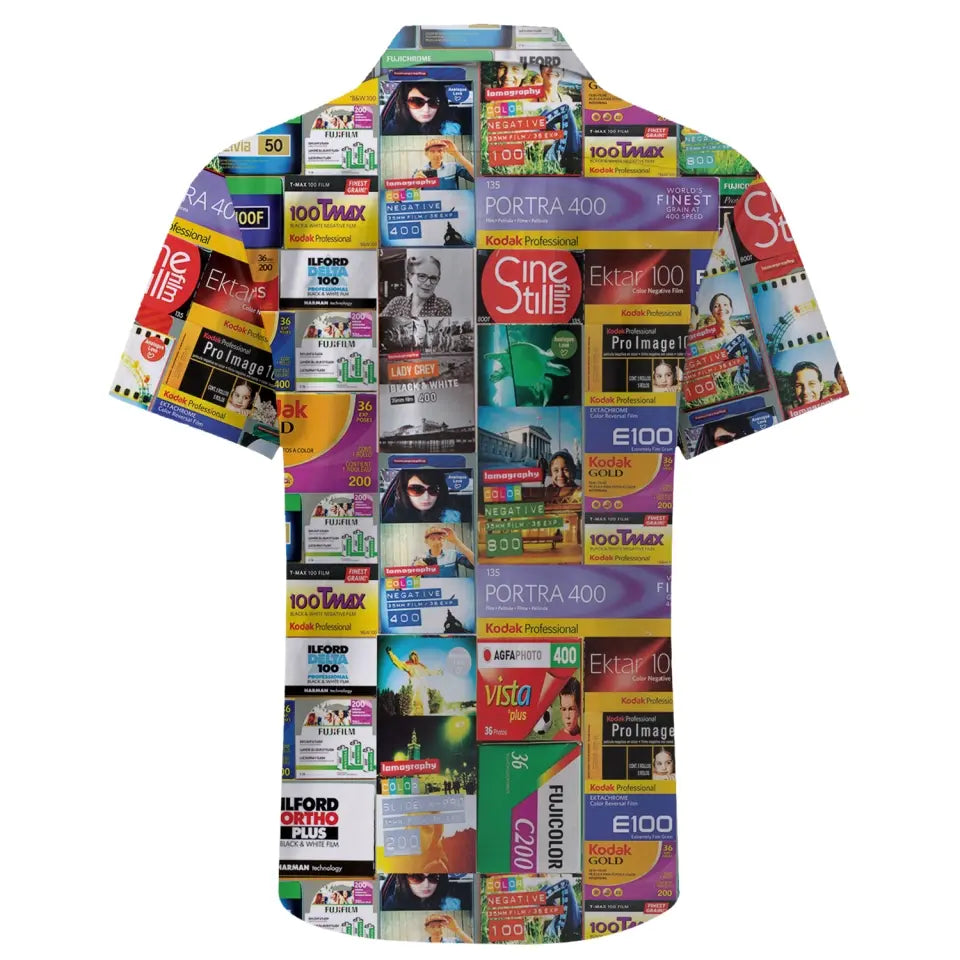 Analog Film Boxes Hawaiian Shirt